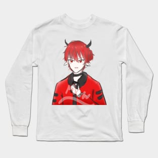 Demonic young man Long Sleeve T-Shirt